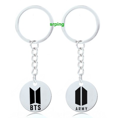 promotion metal car logo keychain/ zinc alloy BTS key chain