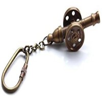 Wholesale Brass Key Chain/Collectable Canon Key Chain