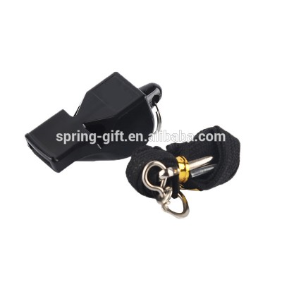 Quality  Free Sample Available Colored Football Flat Plastic Fox Referee Whistle gift Whistle Referee Whistle lanyard