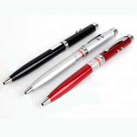 Good Quality Multifunction  Led Light Laser Pen/ Red Light Laser Pointer Ball Pen